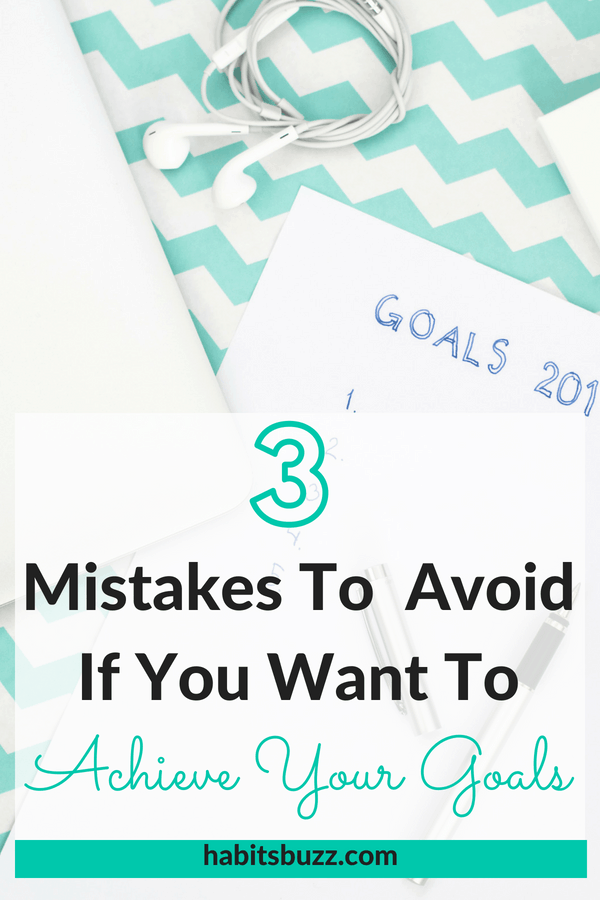 It is by setting goals you determine the direction your life takes. Here is an article on how to avoid these mistakes and achieve your goals. #goalgetters #goalsforlife