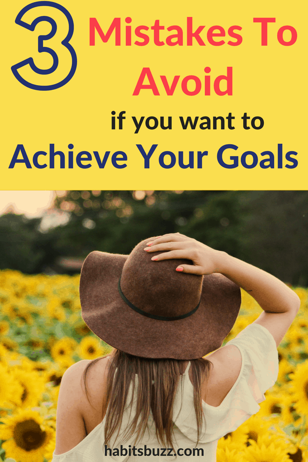 It is by setting goals you determine the direction your life takes. Here is an article on how to avoid these mistakes and achieve your goals. #goalgetters #goalsforlife