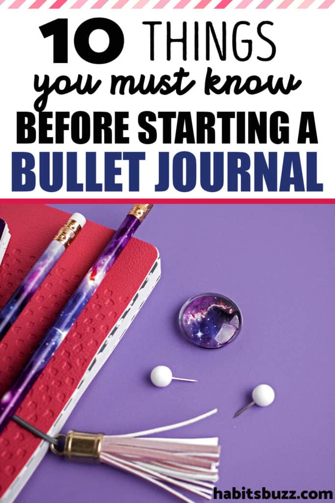 10 Bullet Journal Tips You Need to Know as a Beginner