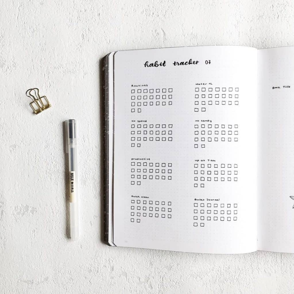 193+ Bullet Journal Habit Tracker Ideas To Improve Your Life