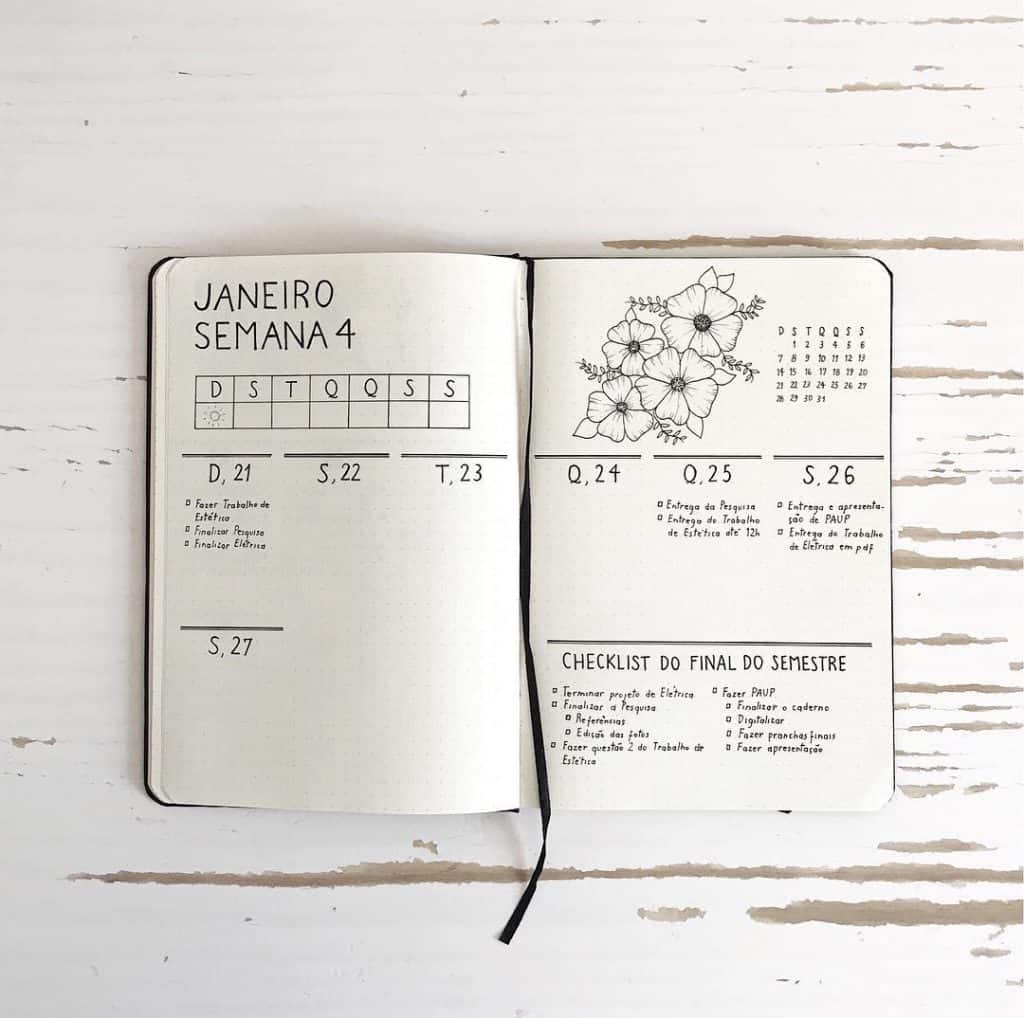 17 minimalist bullet journal accounts to follow on Instagram 