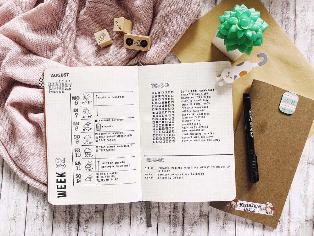 Bullet Journal for Adulting with Austin @MinimalJournal – Pretty Prints &  Paper