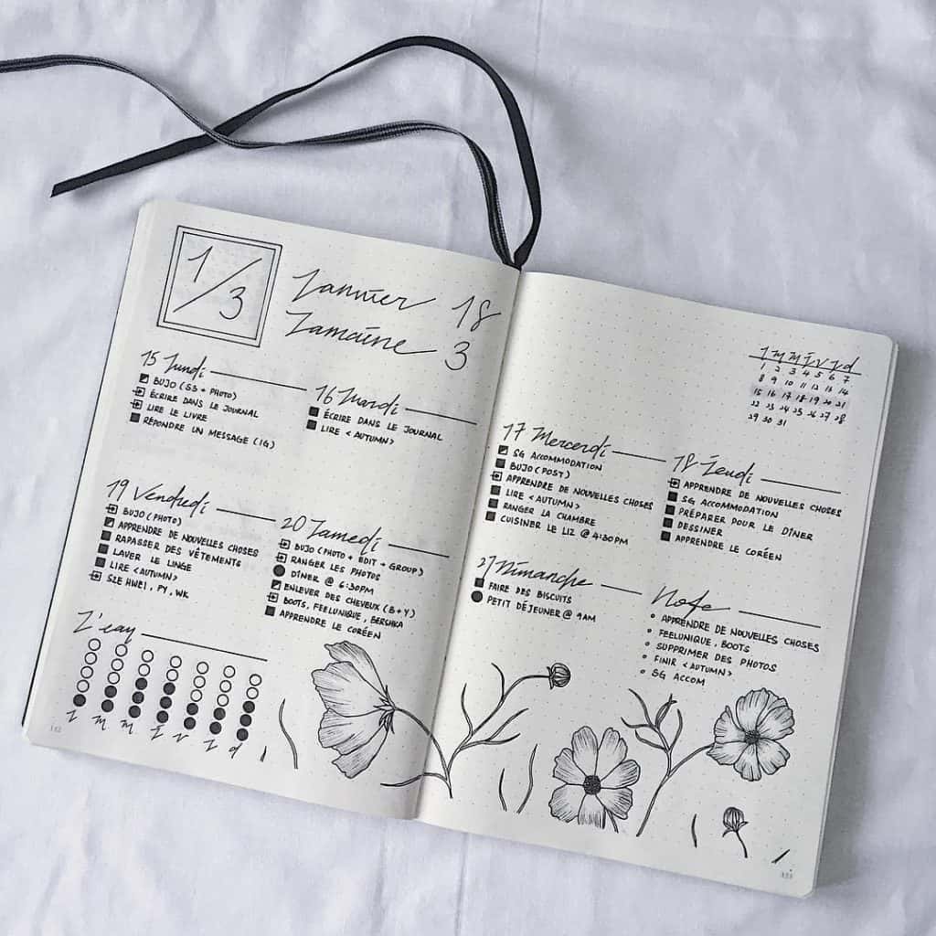 17 minimalist bullet journal accounts to follow on Instagram 