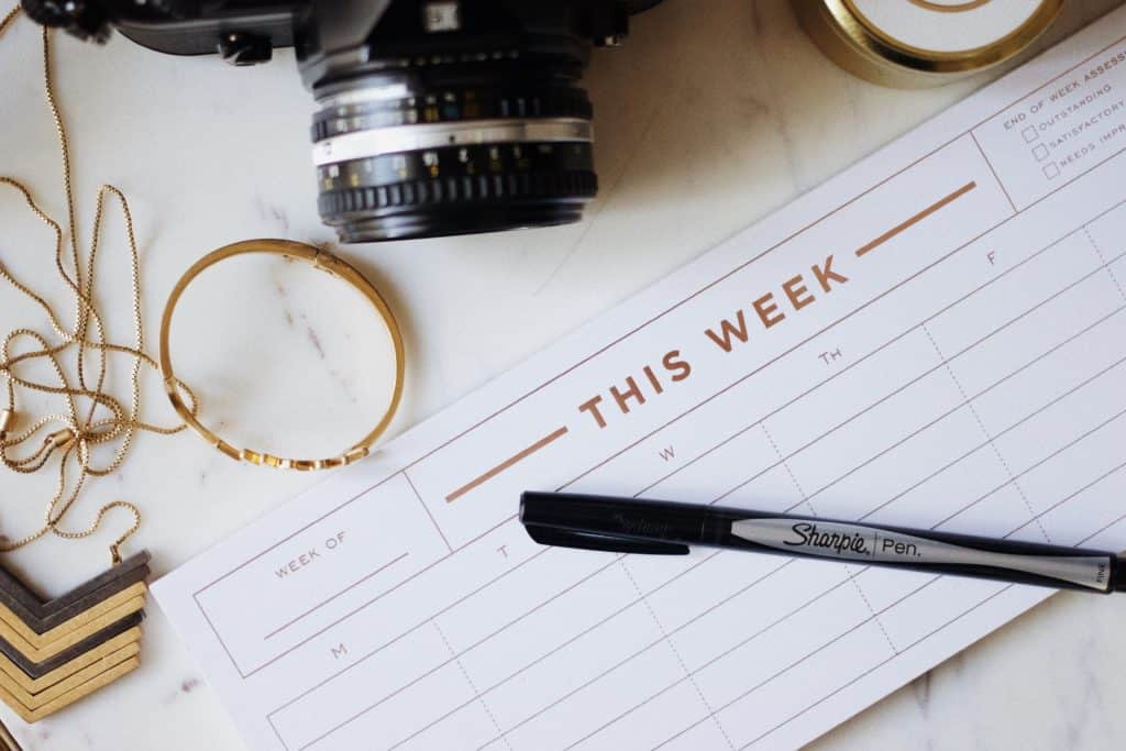 How to increase productivity through weekly planning