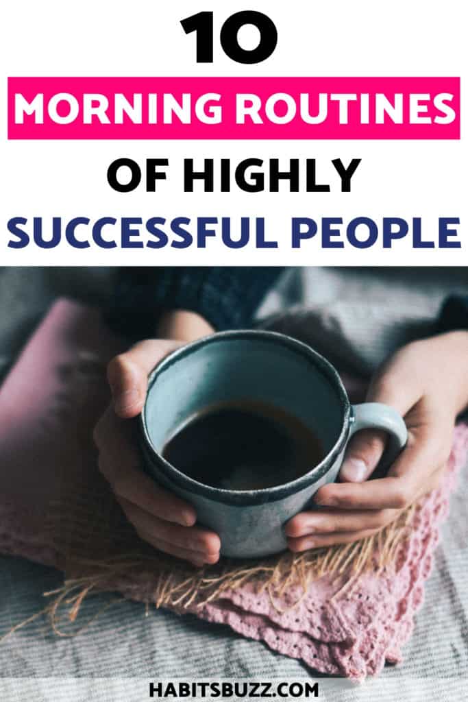 coffee mug-morning routine successful people