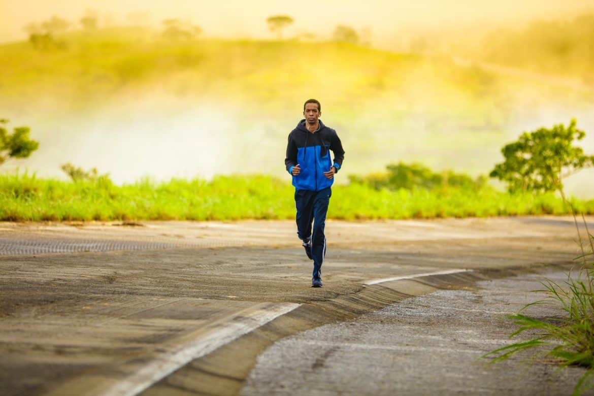 a man running-morning routine ideas of successful people